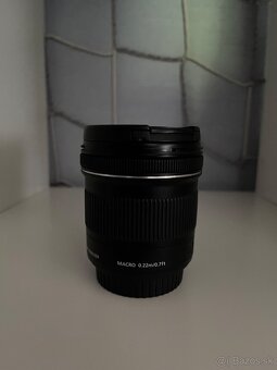 Canon EF-S 55-250mm f/4-5.6 IS STM + Sirokouhlý objektiv 10- - 5