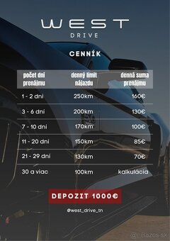 PRENÁJOM: FORD MUSTANG 5.0 COYOTE - 5