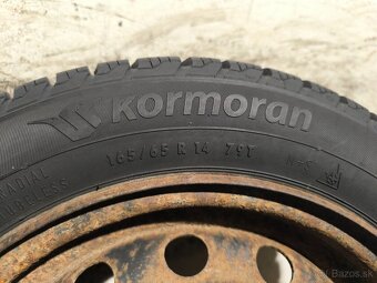 165/65 R14 Zimné pneumatiky +  disky Kormoran Snowpro 2 kusy - 5