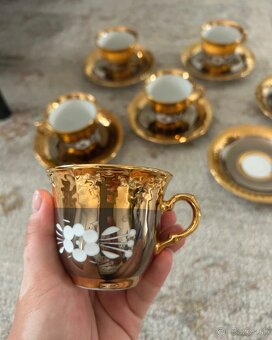 Vintage porcelánový set šálok - 5