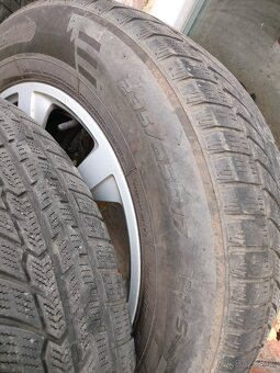 ❄️4ks alu disky orig. Audi 5x112 R17 pneu 235/65 r17 - 5