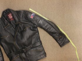 Pánská kožená moto bunda křivák Modeka L #8d18 - 5