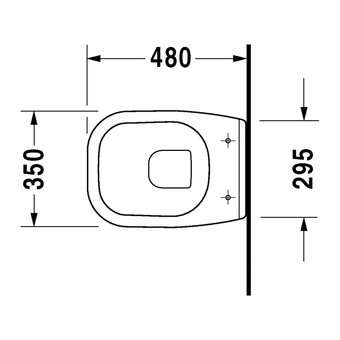 Predam zavesne WC Duravit D-Code - 5