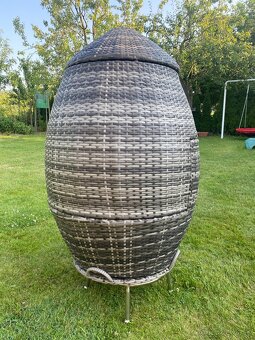 Záhradné, balkónové ratanové sedenie - 5