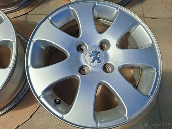 Peugeot R15 hlinikové disky original - 5