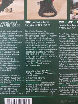 Predám novú multifunkčnú brúsku Parkside PFBS 160 C3 - 5