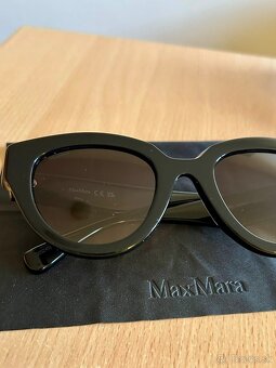 ČIERNE SLNEČNÉ OKULIARE zn.MAX MARA Cat Eye - 5
