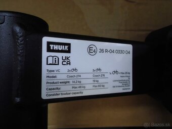 Nosic bicyklov THULE COACH 276 - VELOCOMPACT 926 - 5