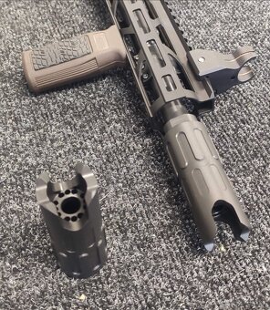 ▬ Silent Steel linearny kompenzator combo ▬ ako tlmic ▬ AR15 - 5