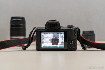 Canon EOS M50 Mark II + 4 objektívy + príslušenstvo - 5