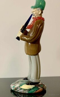 PREDANE.Nádherná stará zberateľská,sklenená ručne tvarovaná - 5