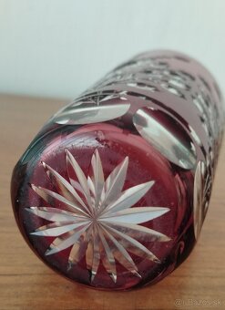 Starožitný sklenený pohár - 5