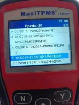 Senzory tlaku Hyundai (TPMS) - 5