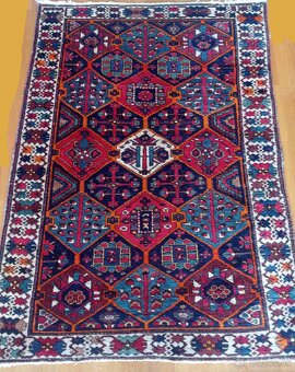 ⭐Starožitný nomádsky Qashqai koberec 215x156 cm⭐ - 5