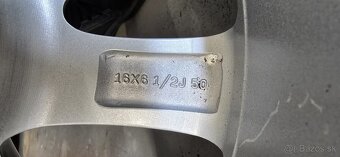Hliníkové disky 5x114,3 r16 ET50 Mazda - 5