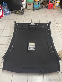 BMW e60 facelift tapaciry interiér radička footrest - 5