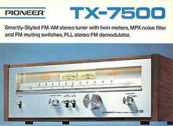 PIONEER TX-7500-AM/FM Stereo Tuner (1975-77) - 5
