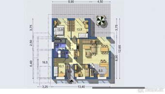 Vajkovce hrubá stavba RD a 768m2 pozemku. - 5