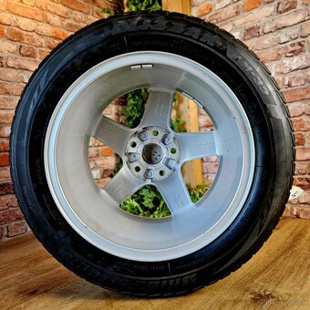 Alu R16 5x112 orig. AUDI + zimné pneu 205/55 R16 - 5