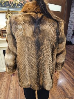 Hrdzavá líška kožuch aj čiapka - 5