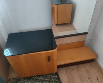 Retro spálňa : manž.posteľ + nočné stolíky - 5