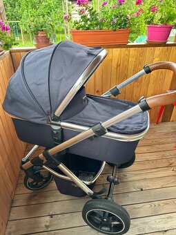 Kombinovaný kočík Moon Scala Navy + Vajíčko Cybex Aton 5 - 5
