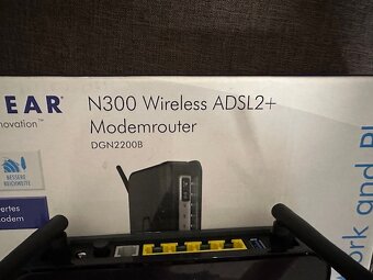 ADSL+ router, switch, WiFi DLINK, Netgear - 5
