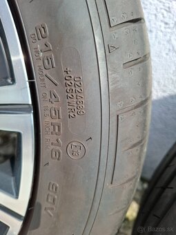 16 ELEKTRONY S ROZTECOU 5x100,LETNE PNEU 215/45R16 - 5