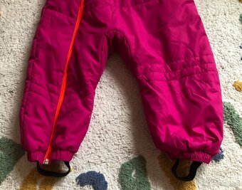 Cyklámenová zimná kombinéza Decathlon, 86/92, 14.50 E - 5