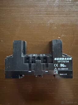 Výkonové minirelé PT 4P/6A,24VAC + päťica - 5