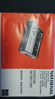 National RQ-504S-4 Track Solid State Tape Recorder - 5