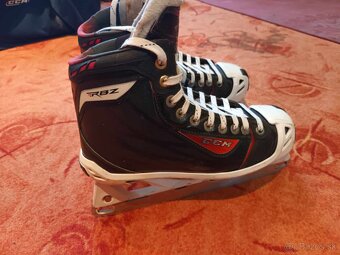 Brankárske korčule CCM RBZ,EXTRA VYSOKÉ NOŽE, 6,5., EUR 40.5 - 5