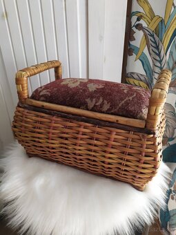 Prútený košík na šitie - 5