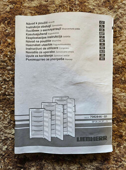 Predám šuflíkovú mrazničku Liebherr GP 2033 - 5