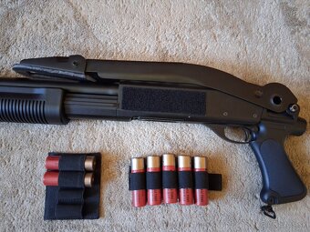 Brokovnica M870 - ABS, krátká, sklopná pažba - 5