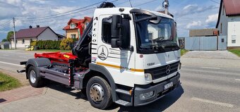 MERCEDES-BENZ ATEGO 1222 hákový nosič + hydr. ruka 2009r - 5