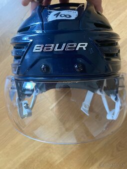 Hokejová prilba/helma BAUER Re-Akt 150 / frb.Navy-Medium - 5