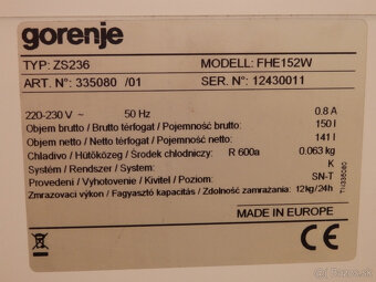 Predám mrazničku Gorenje - 5