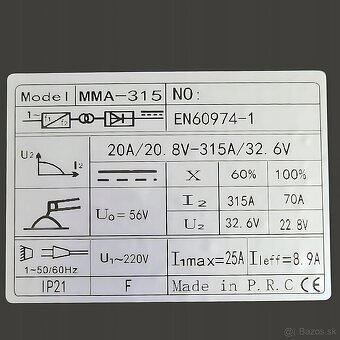 Malá ľahká invertorová MMA TIG zváračka 20 - 315A - 5