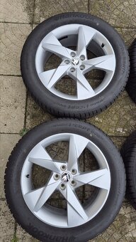 Predam alu disky origo.Škoda 5x100 R17 a zimne pneu. - 5