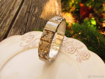 Starý strieborný náramok, Ag 900 - 5