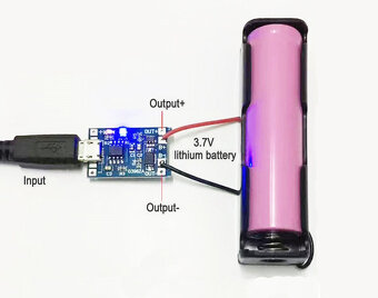 Nabíjačka Li-Ion batérií s ochranou - 5