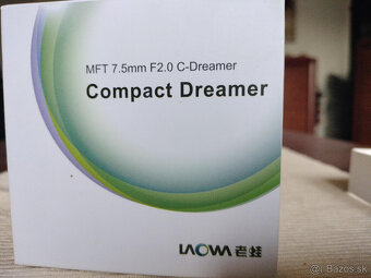 Objektív Laowa C-Dreamer 7,5mm f2 pre MFT - 5