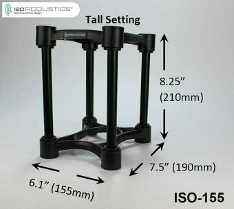 IsoAcoustics ISO-155 Stojan pre štúdiové monitory - 5