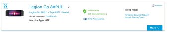 Lenovo LEGION GO Z1 Extreme 16GB 512GB - 5