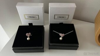 MIU MIU dámsky náramok srdiečko 925 striebro - 5