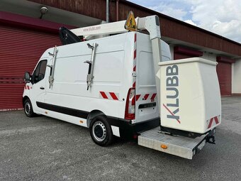 Renault Master 2,3 125 dCi plošina KLUBB K32 12,5m - 5