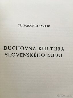 Čičmany, Bednárik Slovenská vlastiveda II, Spiritizmus - 5
