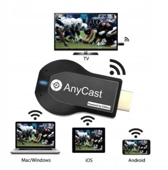 Adaptér Wi-Fi AnyCast M2 Plus na TV streaming - 5