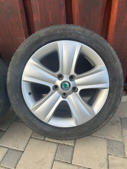 Elektróny škoda 5x112 R17 s pneu - 5